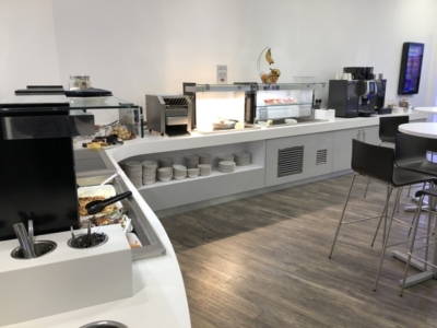Leeds Bradford Airport Yorkshire Lounge buffet