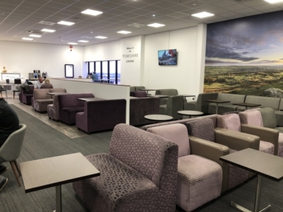 Leeds Bradford Airport Yorkshire Lounge seating