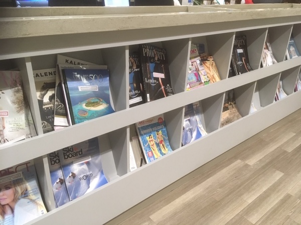 East Midlands Airport Escape Lounge magazines review