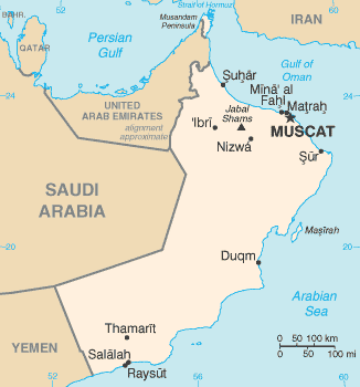 oman map