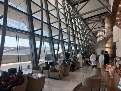 Oman Air business class lounge review, Muscat International Airport