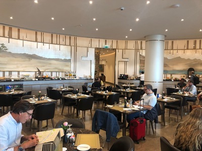 Oman Air business class lounge review, Muscat International Airport