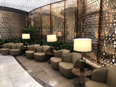 Oman Air business class lounge review, Muscat International Airport