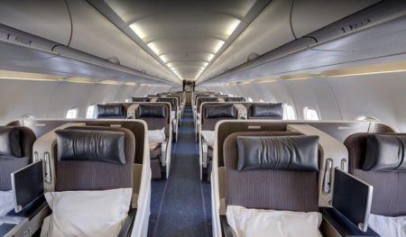 BA1 A318 interior view