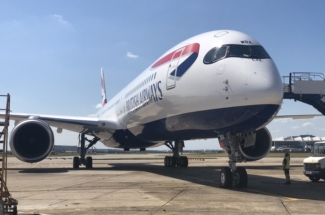 BA A350 Arrival event