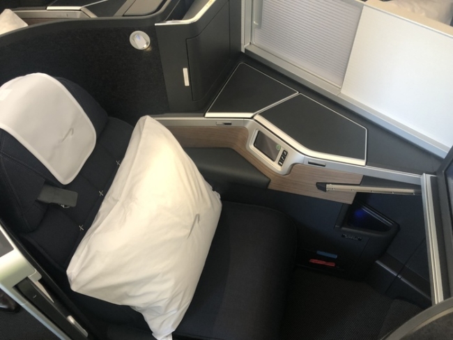 British Airways A350 Club Suite seat