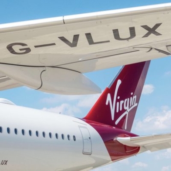 Virgin's first A350 arrives