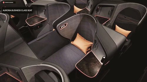 Turkish Airlines new business class seat on 787