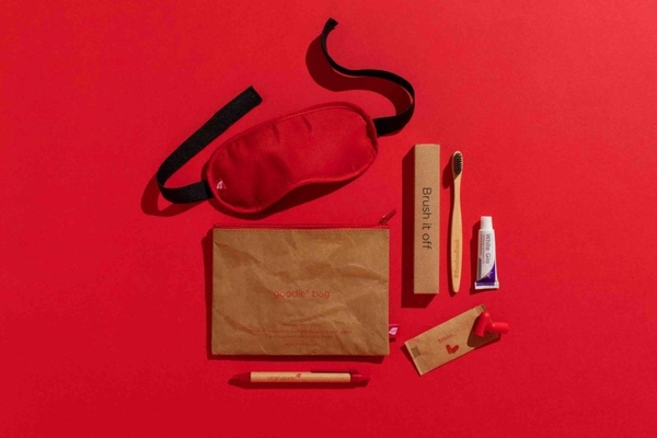 Virgin Atlantic sustainable amenity kit goodie bag