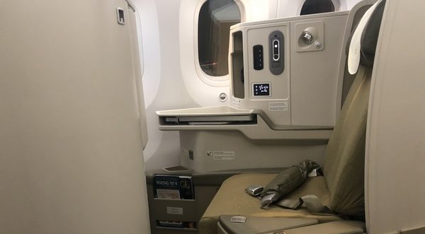 Vietnam Airlines business class seat