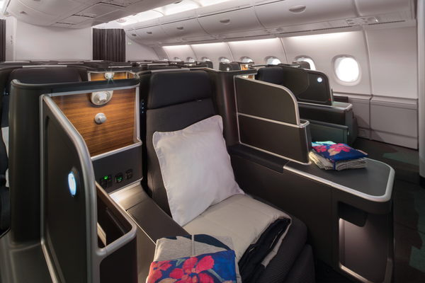 Qatnas refurbished A380 business suite