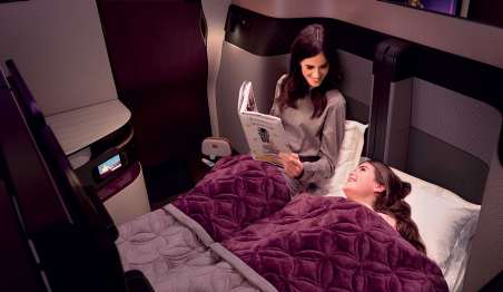 Qatar Airways Qsuite business class review A350