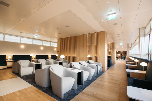 British Airways Geneva lounge