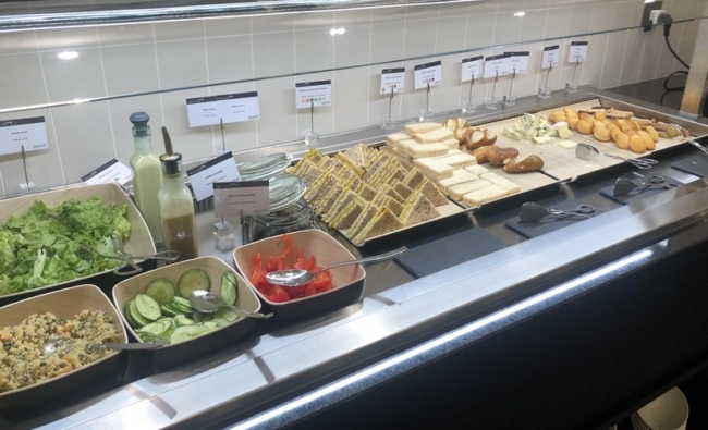 British Airways Geneva lounge