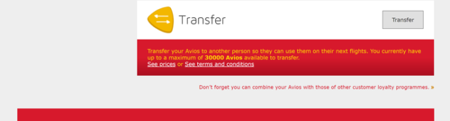 Transfer Avios from Iberia to British Airways