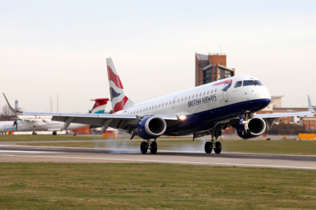 BA E190 