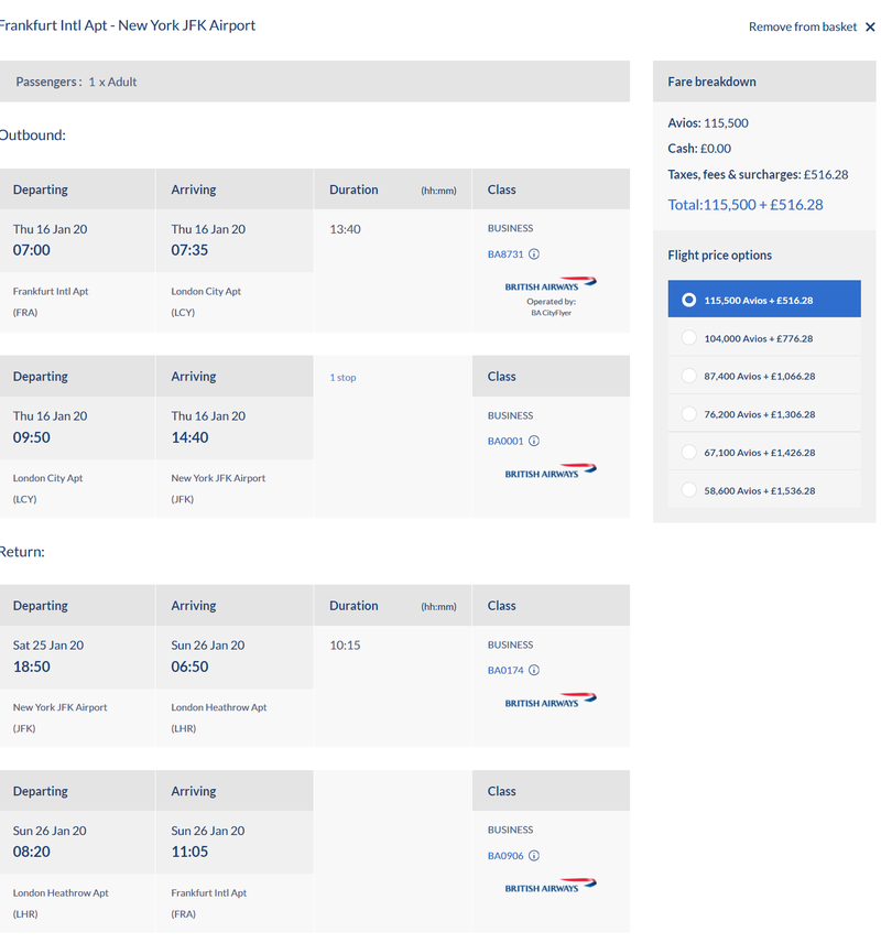 why are some avios redemptions cheaper on avios com avios price chart