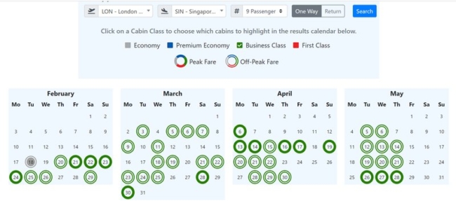 Amazing Avios business class availability to Asia