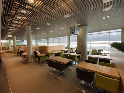 Hahn Air Luxair lounge