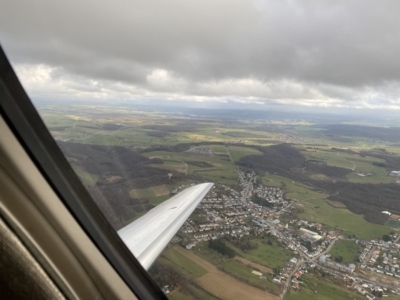 Hahn Air wing view