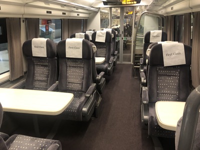 Review Stansted Express First Class