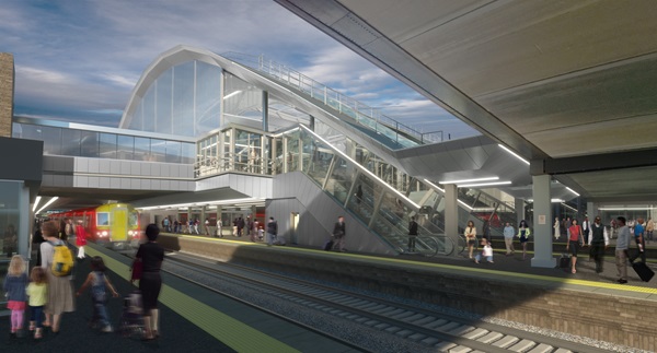 New Gatwick Airport rail Station