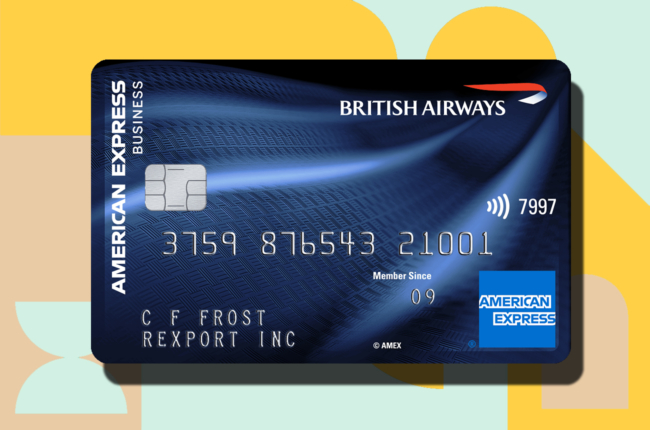 british airways accelerating business credit card