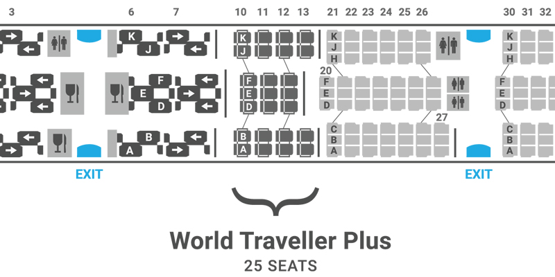 british airways 787 seat map premium economy