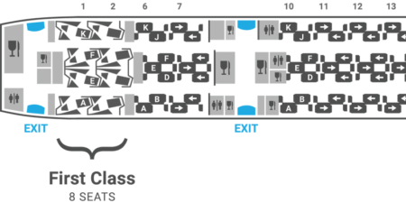 British Airways 787-9 seat map First