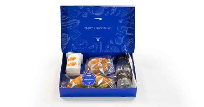 British Airways economy World Traveller coronavirus food catering