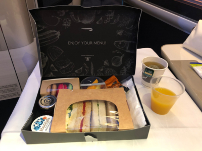 British Airways coronavirus catering food drink