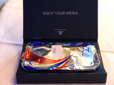 British Airways coronavirus catering food drink