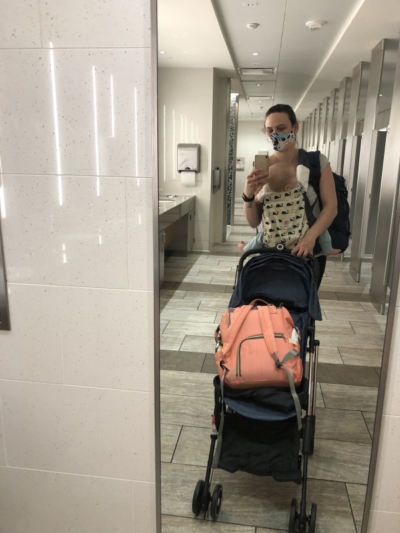 Flying Delta One business class with a baby