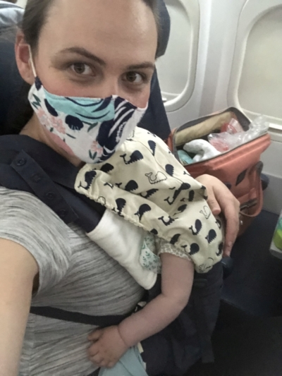 Flying Delta One business class with a baby