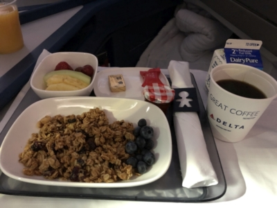 Flying Delta One with a baby during coronavirus