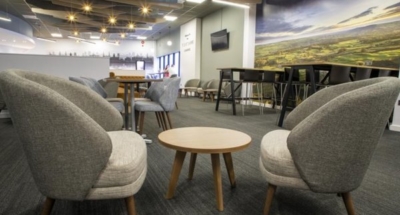 refurbished Yorkshire Lounge at Leeds Bradford Airport