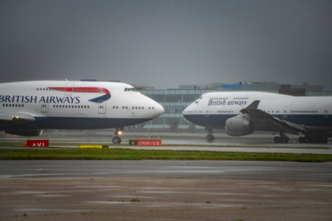 BA 747 retirement nose to nose