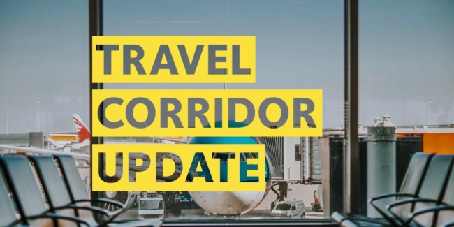 Travel corridors update