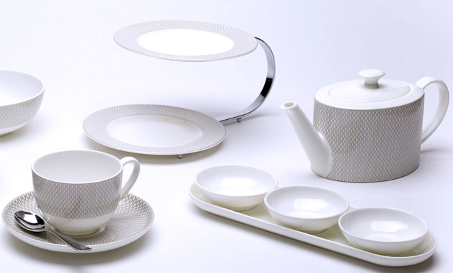 William Edwards crockery British Airways First class