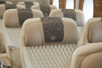 Emirates premium economy seat