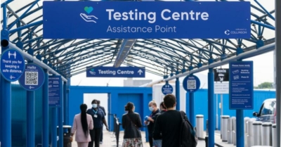 London City Airport covid testing centre