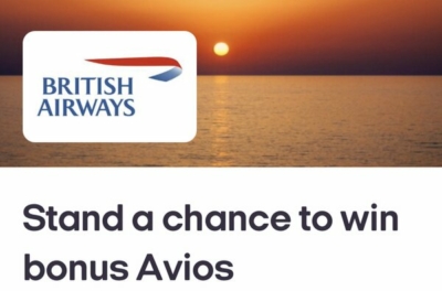 Win bonus Avios and Nectar points