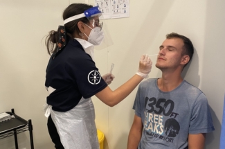 ExpressTest Heathrow T5 nose swab
