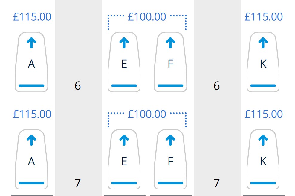 British Airways Seat Selection Fees