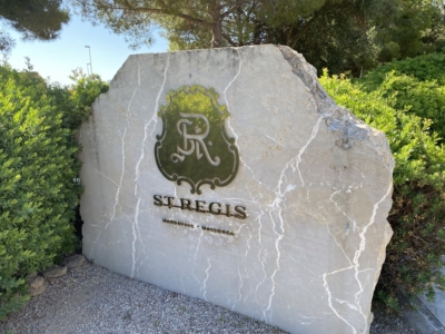 St Regis Mardavall sign