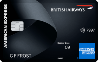 British Airways BA Premium Plus American Express Amex credit card