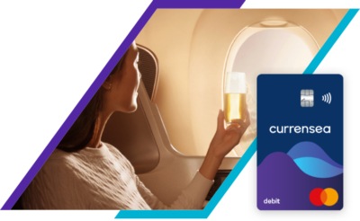 Earn 2 KrisFlyer miles per £1 spent abroad on the  Currensea travel money card