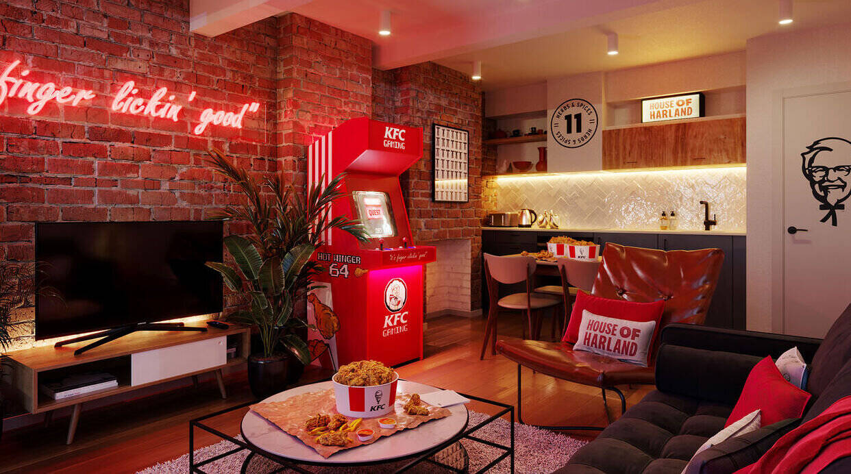 London's KFC popup hotel