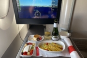 Iberia A350 business class shorthaul meal