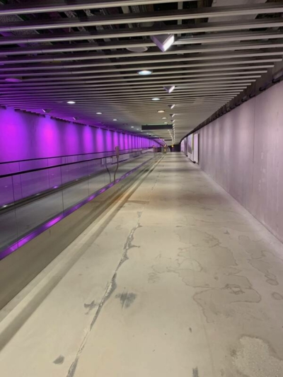 Heathrow Airport Terminal 5 tunnel